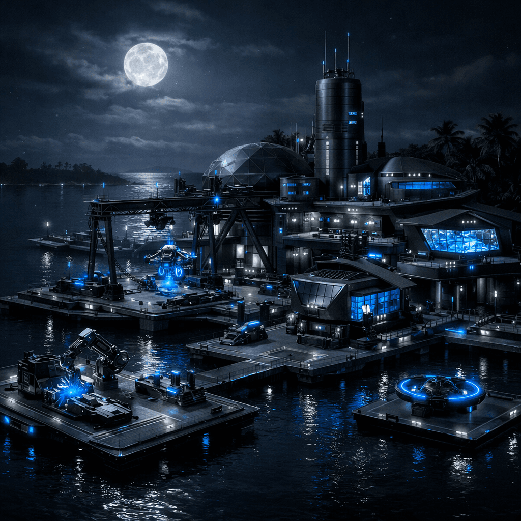 Spark Lagoon island view